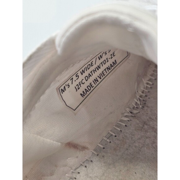 WN Men's 7.5W Women's 9W Kizik Athens Athletic Shoes White Casual Sneakers EUC! - Picture 6 of 8